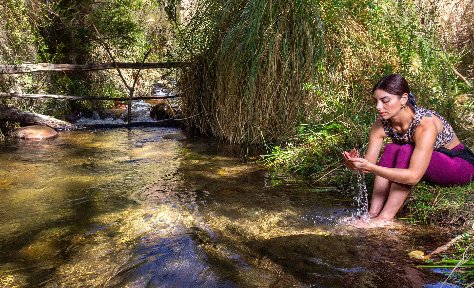 River access at Casona Distante, Elqui Valley